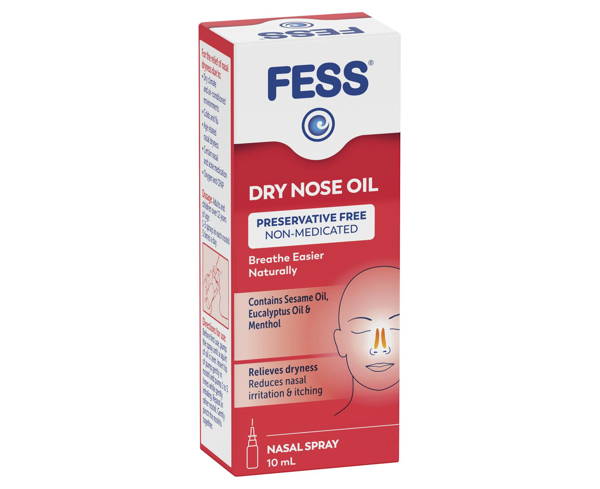 Fess Dry Nose Oil Spray 10ml