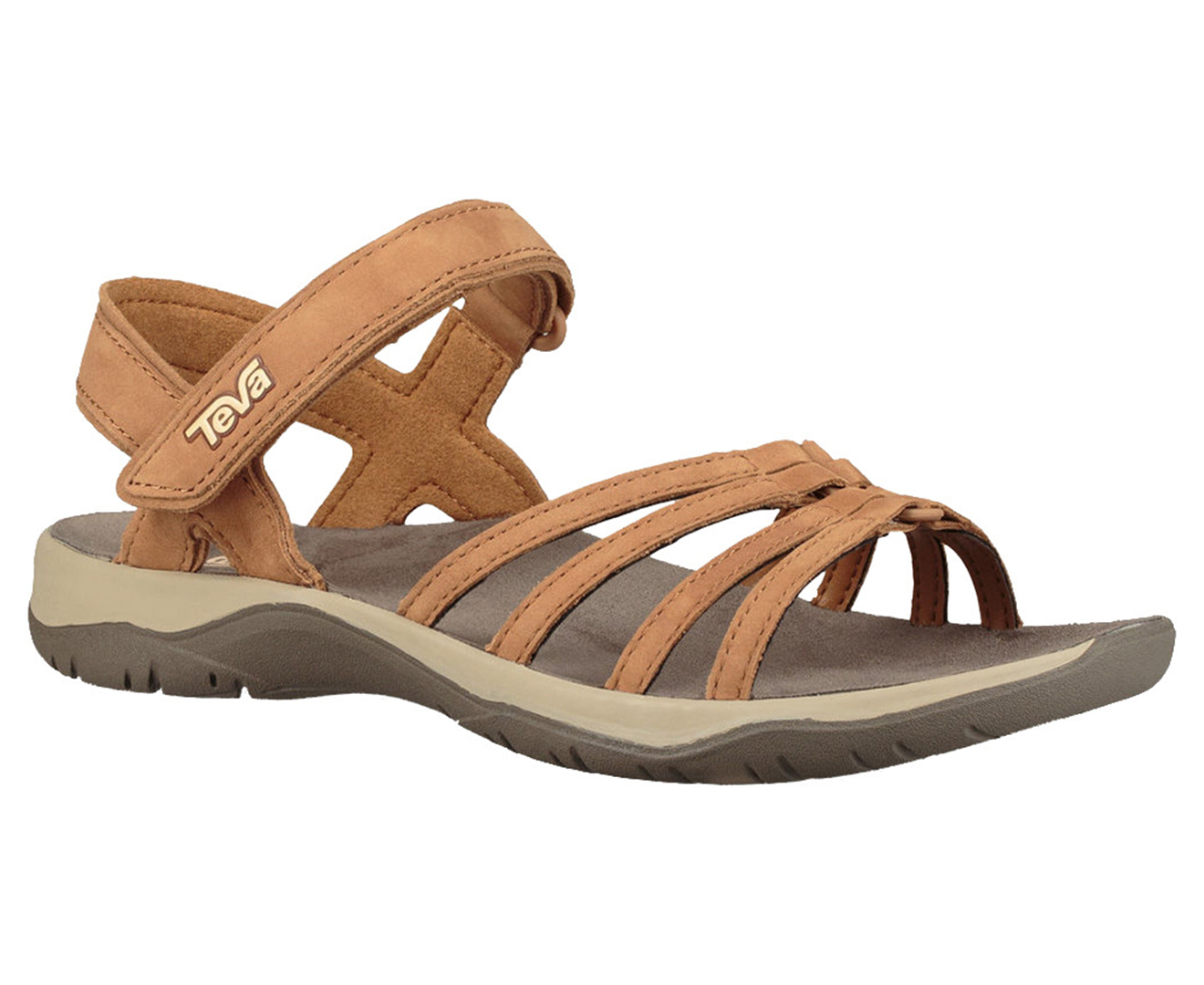 Teva Womens Elizada Sandal Lea Quick Drying Walking Sandals - Pecan ...