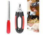 WACWAGNER Pet Dog Cat Nail Clippers Professional Toe Trimmer Clipper Grooming Steel Tool
