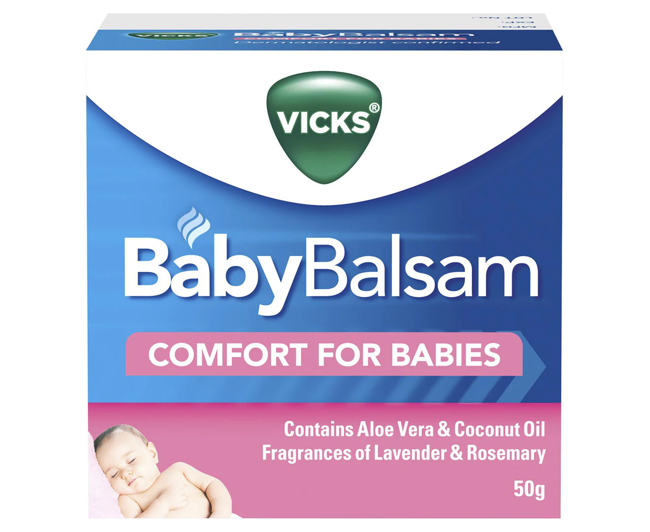 Vicks Baby Balsam Decongestant Chest Rub 50g