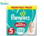 Pampers Baby-Dry Walker Size 5 12-17kg Nappy Pants 132-Pack