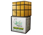 White Alpaca -Puzzle Cube Gold Mirror