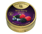 Cavendish and Harvey Wild Berry Drops 175g Tin Sweets C&H Candy Lollies