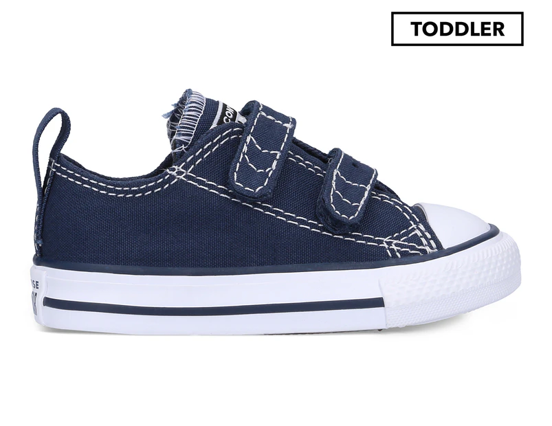 Converse Toddler All-Star 2V Low Top Sneakers - Athletic Navy/White