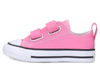 Converse Toddler All-Star 2V Low Top Sneakers - Pink/White