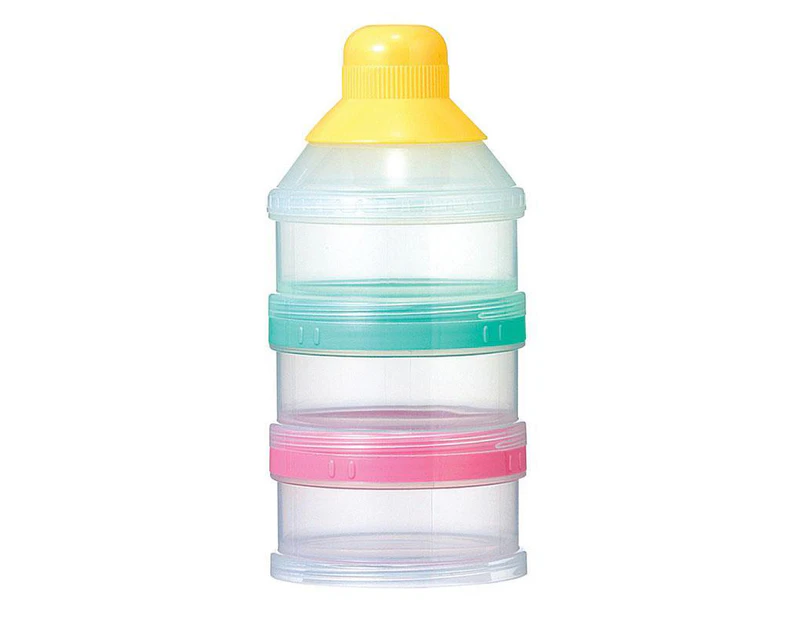 Pigeon 3 Tier Powder Milk/Baby Formula Container/Storage f Bottle/Protein Shaker