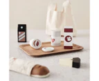 Kid's Concept BISTRO Grocery Shopping Set - Brown