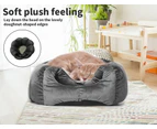 PaWz Pet Bed Dog Cat Beds Bedding Model19 Grey L