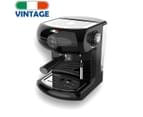 Vintage Coffee Machine Traditional Pump Espresso Coffee Machine Manual - Black 1