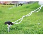 20Pcs Tent Pegs Heavy Duty Screw Steel In Ground Camping Stakes Outdoor Nail 8