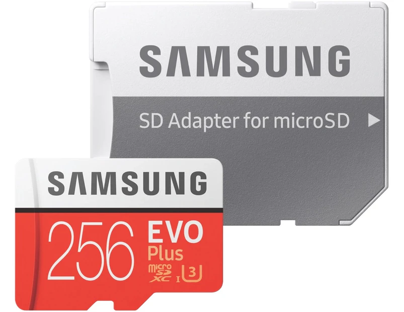 Samsung EVO Plus 256GB Micro SD SDXC 100MB/s C10 Smartphone Tablet Memory Card