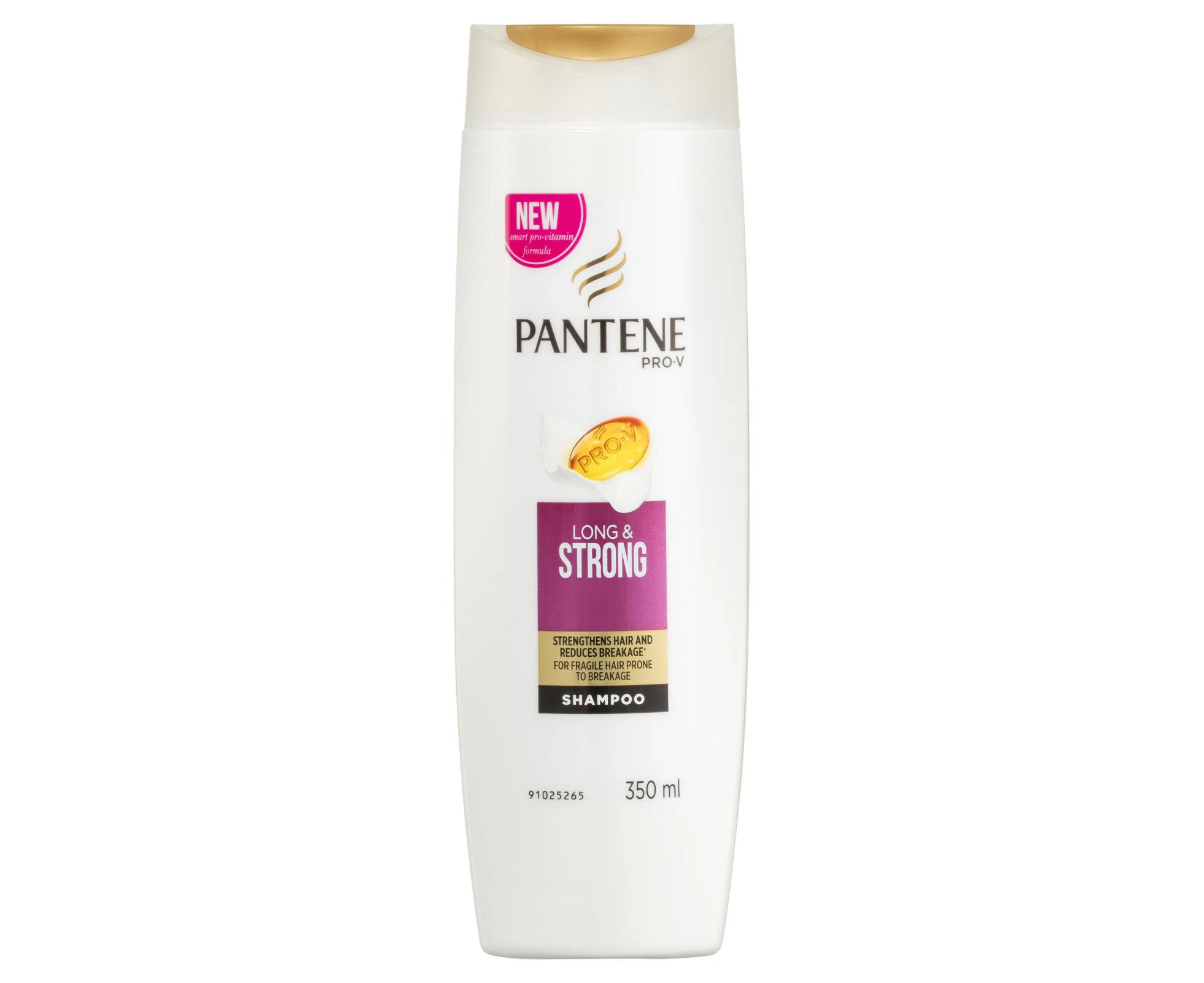 Pantene Pro-V Long & Strong Shampoo: Strengthening Shampoo for Dry, Damaged Hair 375 ml