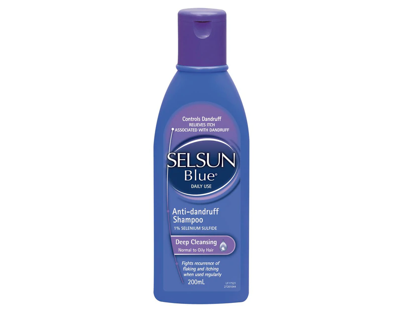 Selsun Blue Anti-Dandruff Shampoo Deep Cleansing 200ml