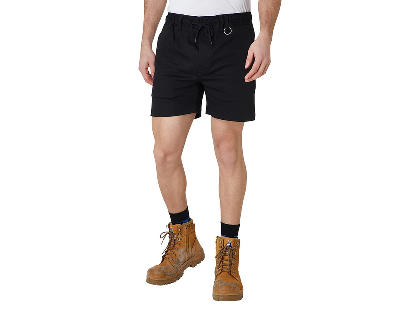 Elwood Workwear Men's Elastic Basic Shorts - Black