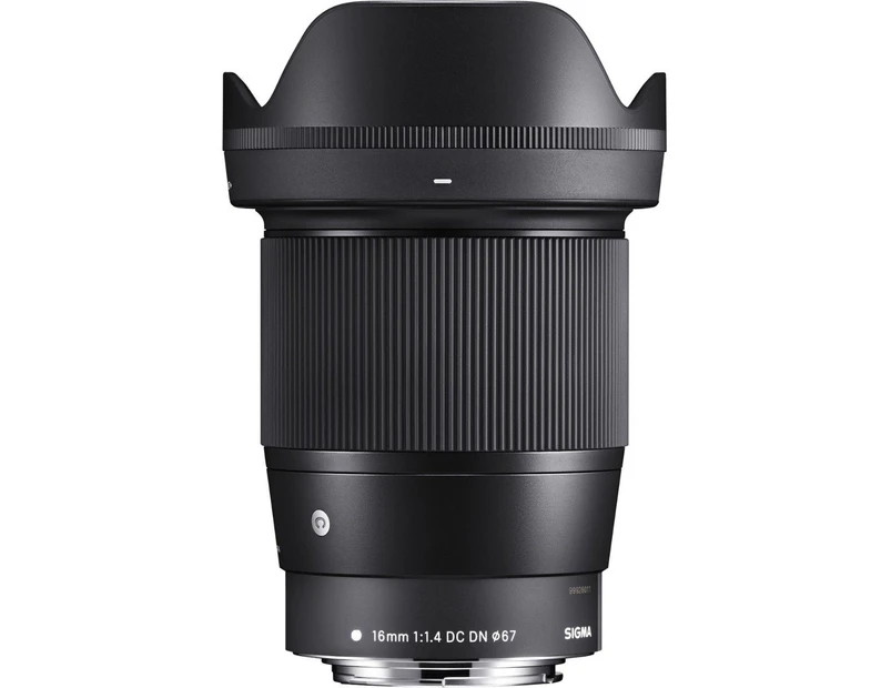 Sigma 16mm f/1.4 DC DN Contemporary Lens for Canon M-Mount - Black