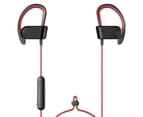 Ymall H12 Sports Bluetooth Headphone 5.0 Sweatproof Neckband Wireless Earphone 8H Playback Headset For iPhone Samsung Huawei phone (Black Red) 3