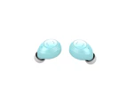 Ymall H19 TWS 5.0 Bluetooth Earphone Sport Earpiece Mini Headset Stereo Sound In Ear IPX5 Waterproof - Blue