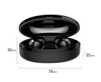 Ymall H19 TWS 5.0 Bluetooth Earphone Sport Earpiece Mini Headset Stereo Sound In Ear IPX5 Waterproof - White