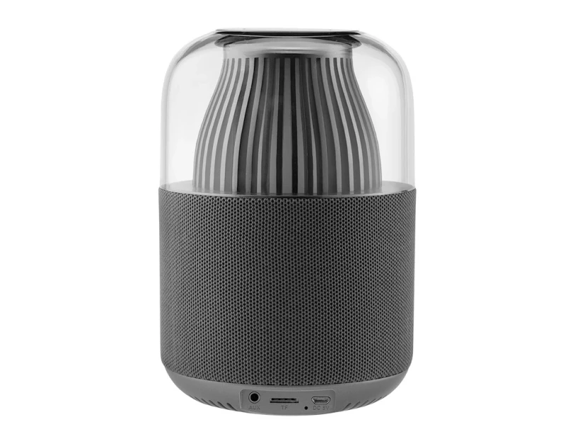 Ymall BS1CNA Portable Bluetooth Speaker 360 °Surround Sound Speaker 15-Hour Playtime for Travel/Outdoors/Home/Party-Gray