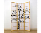 Zen Garden Room Divider Screen Natural 3 Panel