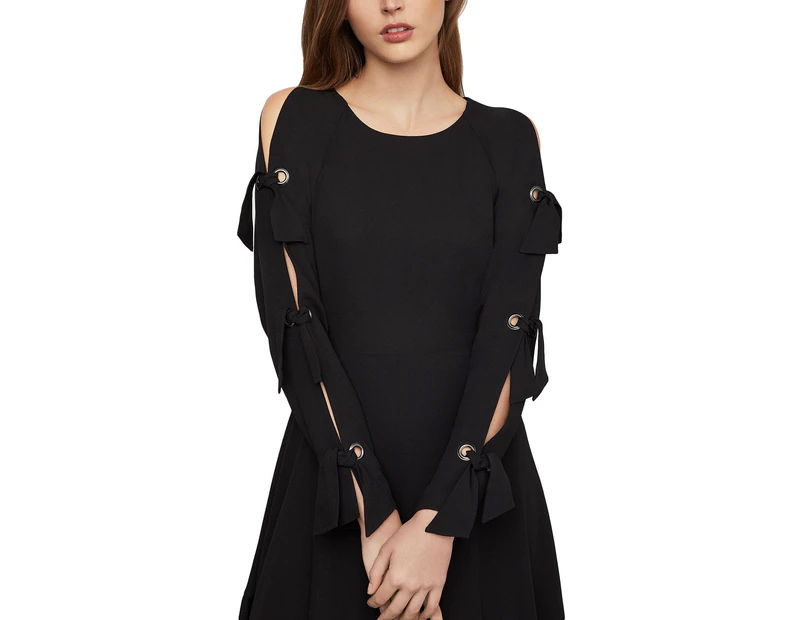 Bcbgmaxazria Women's Dresses Midi Dress - Color: Black