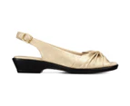 Easy Street Women's Sandals & Flip Flops - Slingback Sandals - Soft Gold