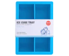 Ortega Kitchen Silicone Jumbo Ice Cube Tray 2-Pack - Blue
