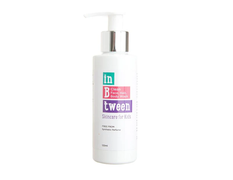 In B Tween Skincare B Clean Face, Hair, Body Wash 125ml