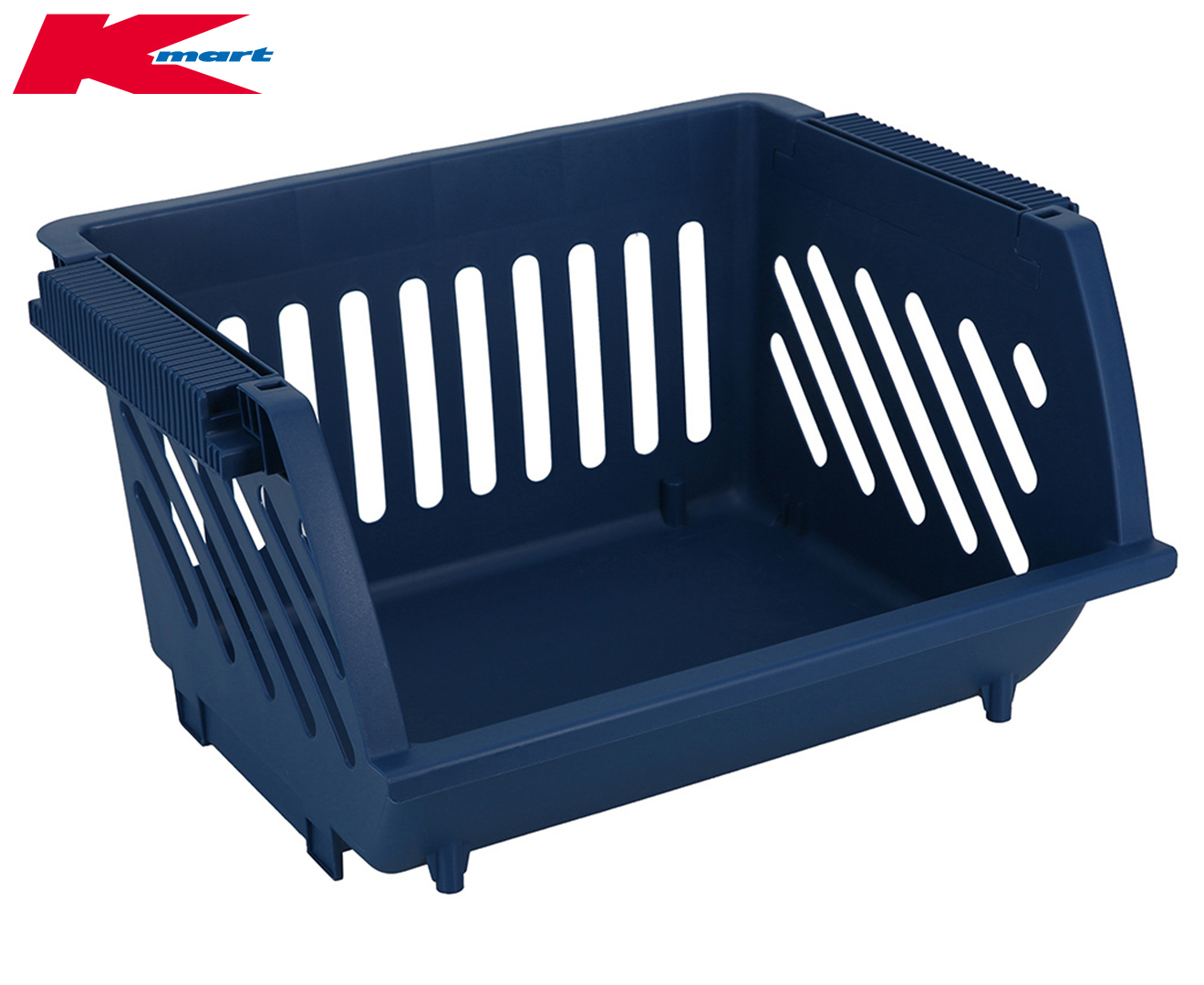 Anko by Kmart Stackable Storage Basket - Blue | Catch.com.au