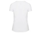 X by Gottex Women's Round Sleeve Tee / T-Shirt / Tshirt - White