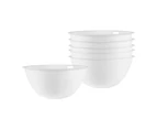 Bormioli Rocco 6 Piece Easy Glass Nesting Mixing Bowl Set - Heavy Duty, Dishwasher and Microwave Safe - 2.8L