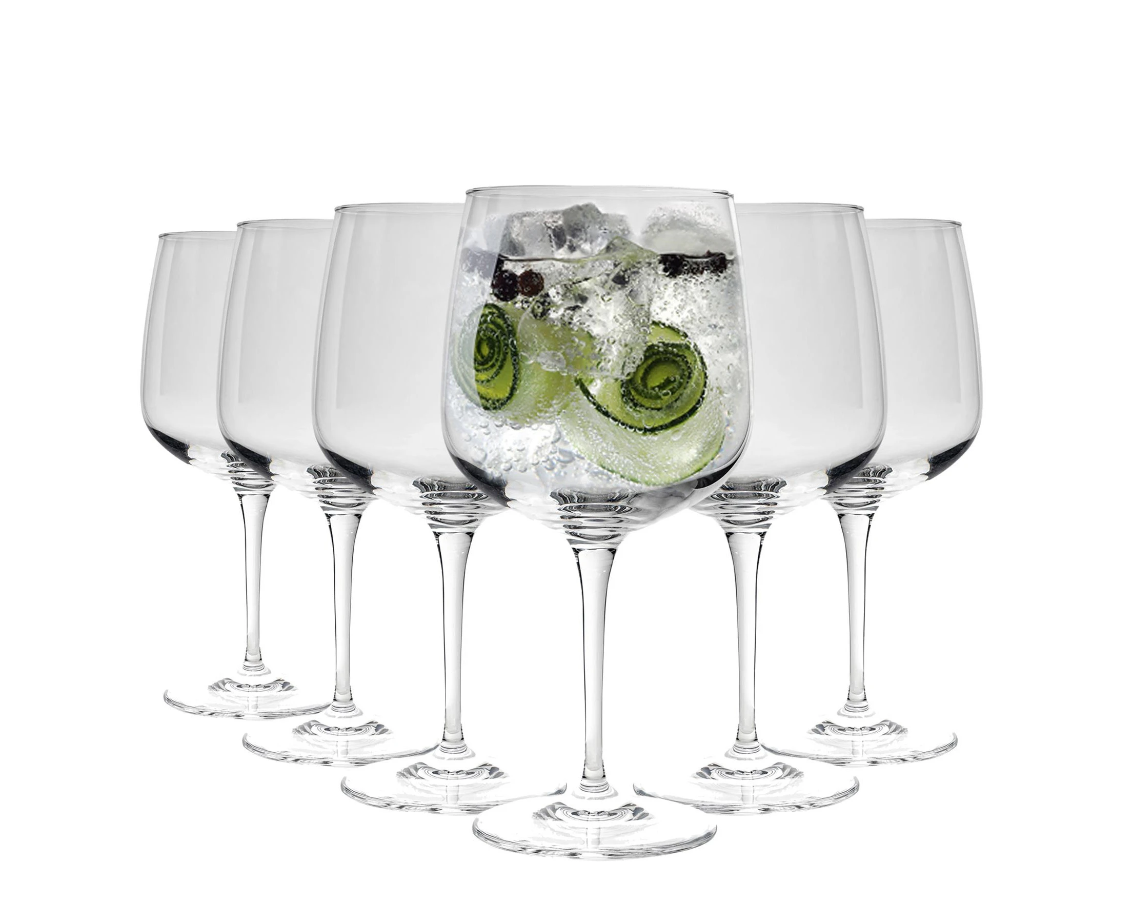 Bormioli Rocco Premium Gin & Tonic Cocktail Glasses - 755ml - Pack of 6 Copa Balloon Glasses