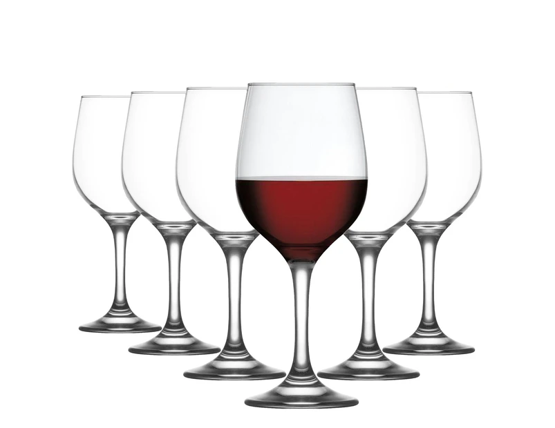 LAV 12 Piece Fame Extra Large Red Wine Glasses Set - Classic Stemware Goblets - 480ml