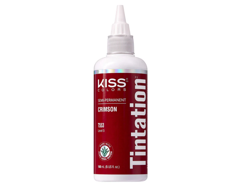 Kiss Colours Tintation Semi-Permanent Hair Colour 148mL - Crimson