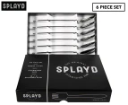 Splayd 6-Piece Black Label Mirror Finish Cutlery Set