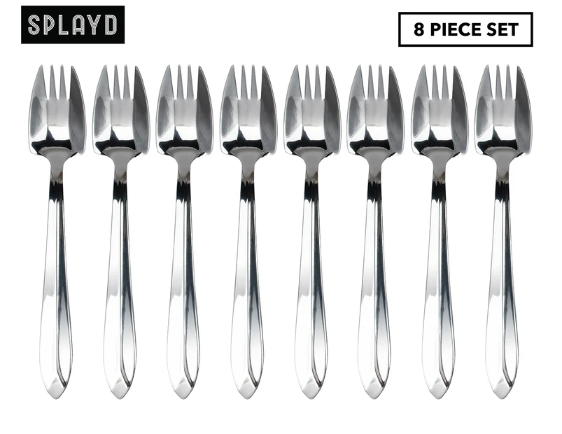 Splayd 8-Piece Black Label Mirror Finish Cutlery Set