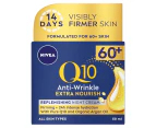 Nivea Q10 Anti Wrinkle Extra Nourish Replenishing Mature Night Cream 50mL