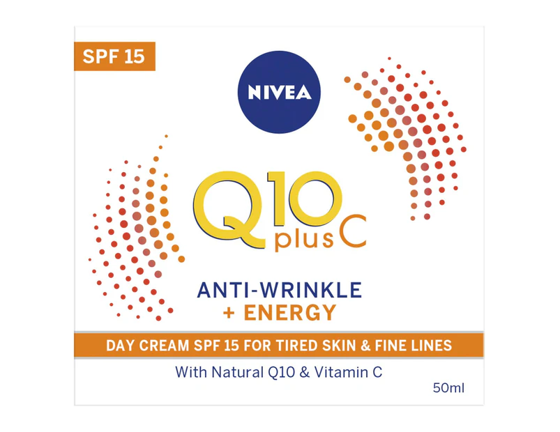 Nivea Q10 plus Anti-Wrinkle Energising Day Cream SPF 15 50ml