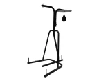 Boxing Punching Bag Rack - Boxing Stand - Black Rack + Speed Ball