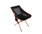 SNOWGUM Highback Ultralight Chair Black Chairs/ Loungers Camp Beach Fishing Durable - Black