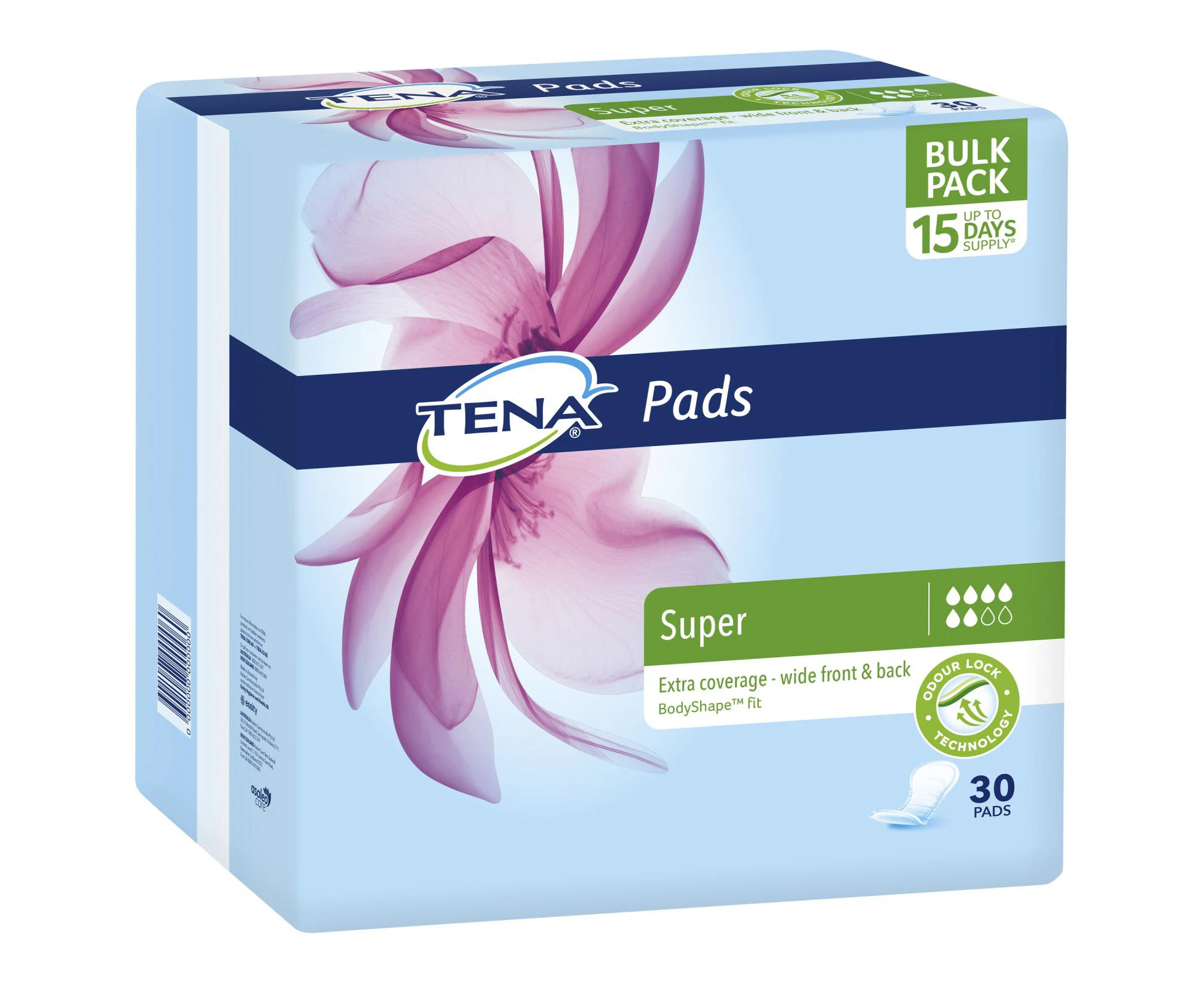 TENA Pads Super 30 Pack