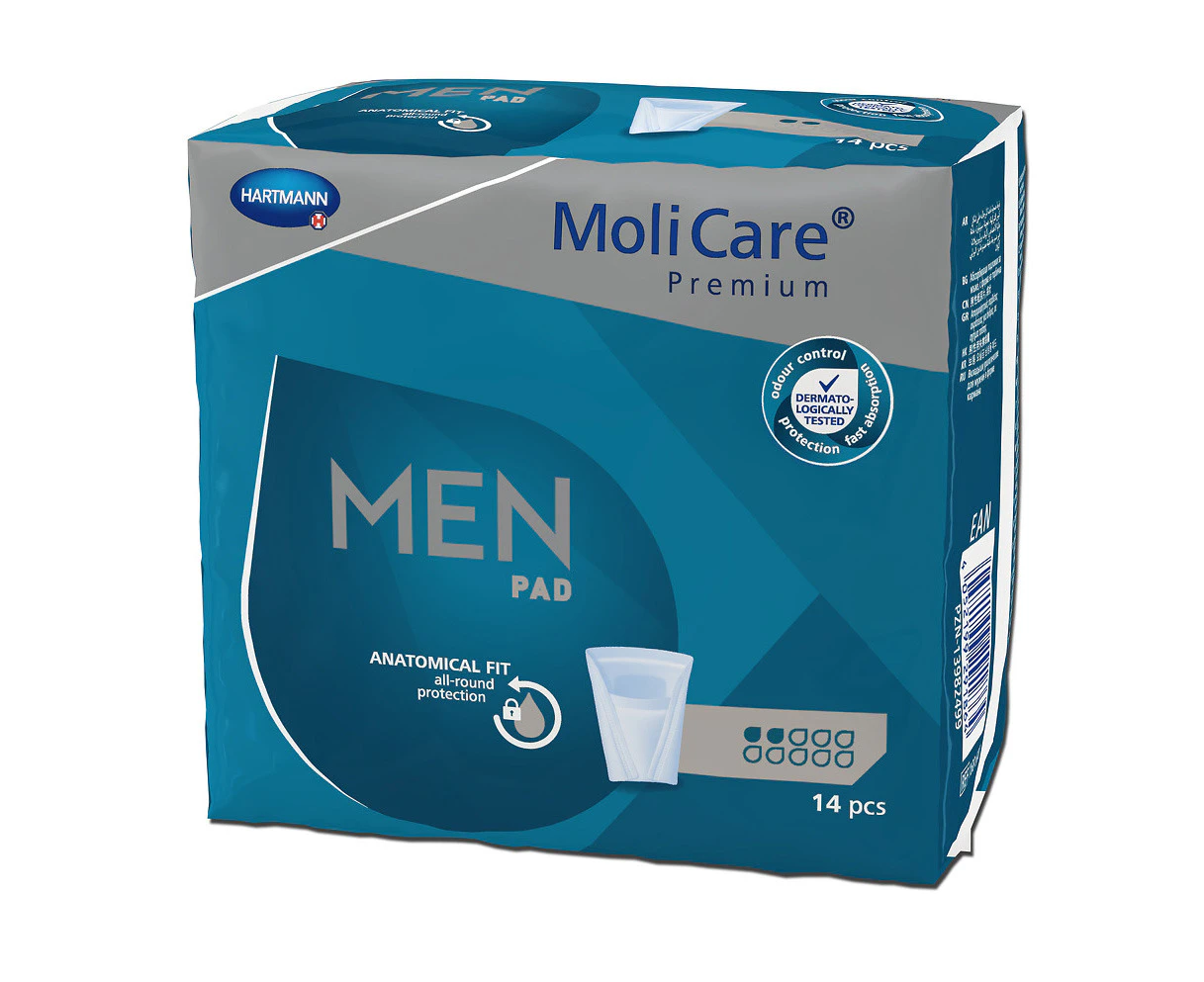 MoliCare Premium Men 4 Drop Pads 14 Pack