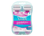 Gillette Venus ComfortGlide Disposable Razors White Tea 2pk - Pink