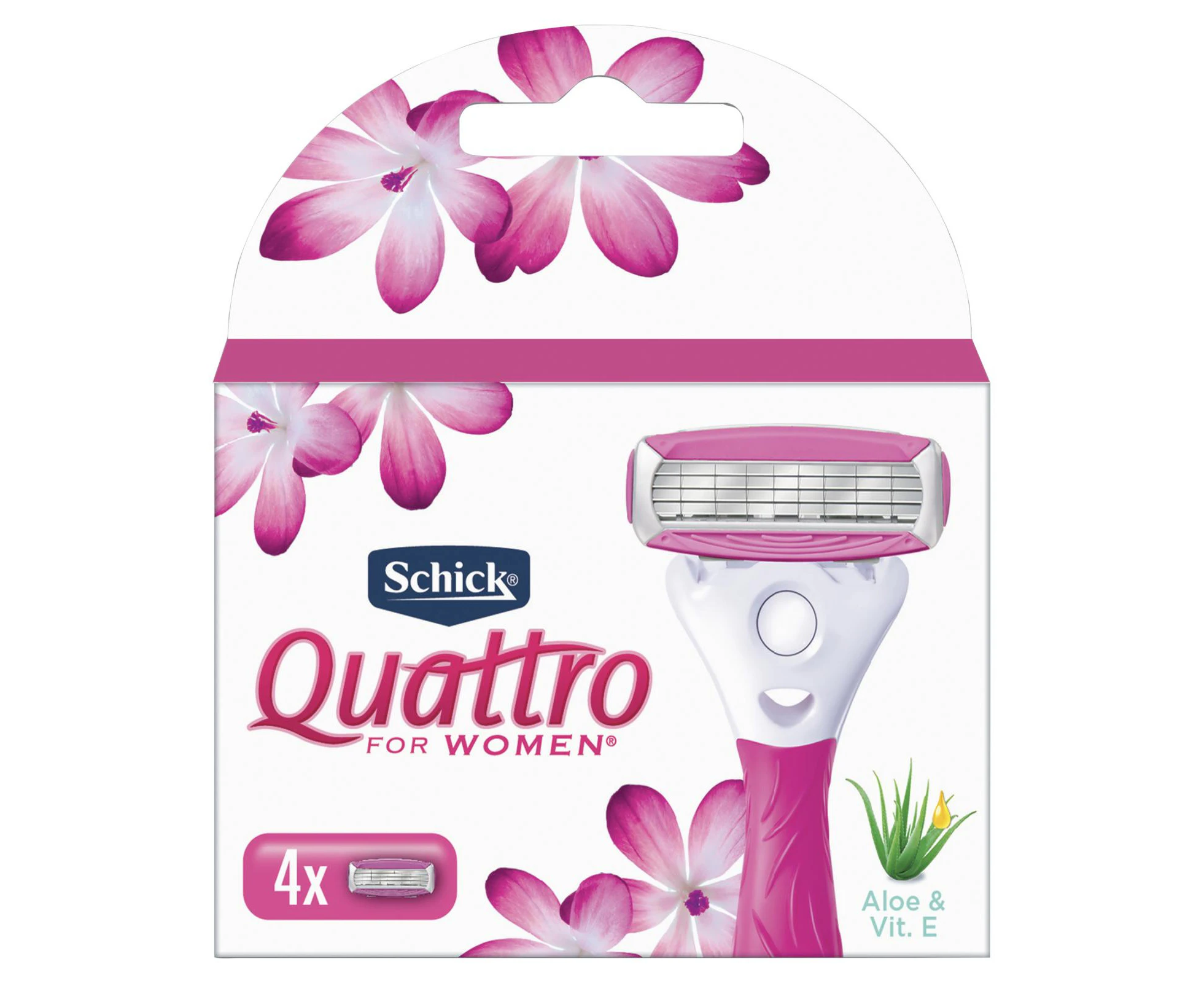 Schick Quattro Blades Women Razor 4pk