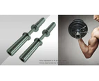 Total 35kg Energetics Olympic 50cm Dumbbell Bar - 5LBSx4 + 10LBSx4 - Rubber Weight Plate - Commercial Grade