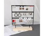 WACWAGNER 3 Layer Earring Jewelry Organizer Hanging Holder Necklace Display Stand Holder