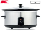 Anko by Kmart 5L Slow Cooker - Silver 42744382