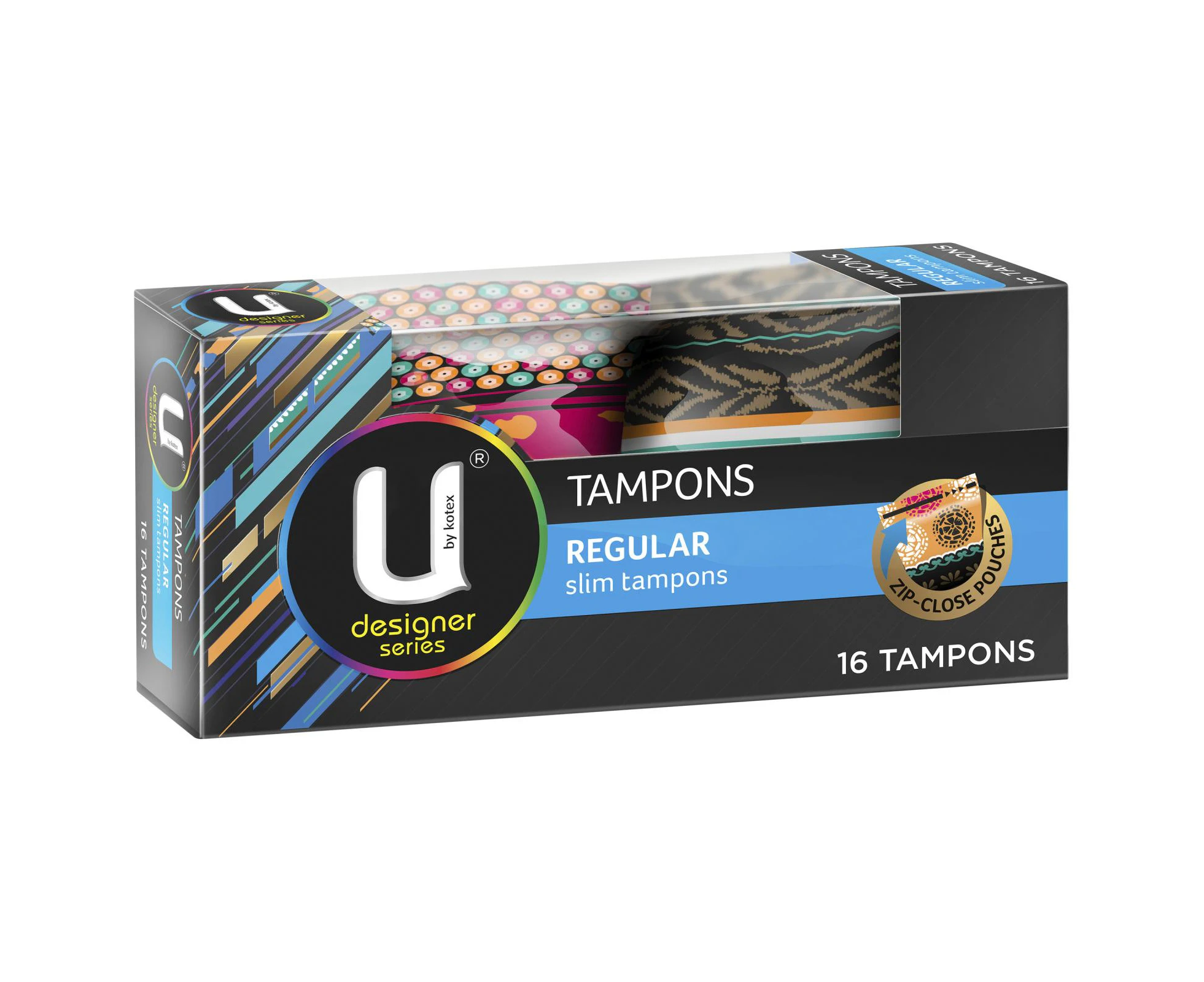 Kotex U Design Slim Tampons Regular 16