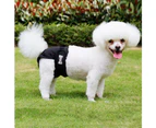 New Female Sanitary Dog Nappy Underpants Diaper Pants Black M L XL