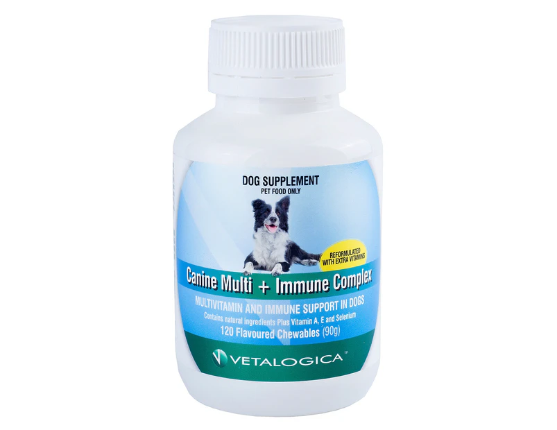 Vetalogica Canine Multi & Immune Complex Dog Supplement 120 Pack